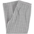 thumbnail image 2 of Pantalones recortados casuales a cuadros de Tahari para mujer, gris, 8, 2 of 2