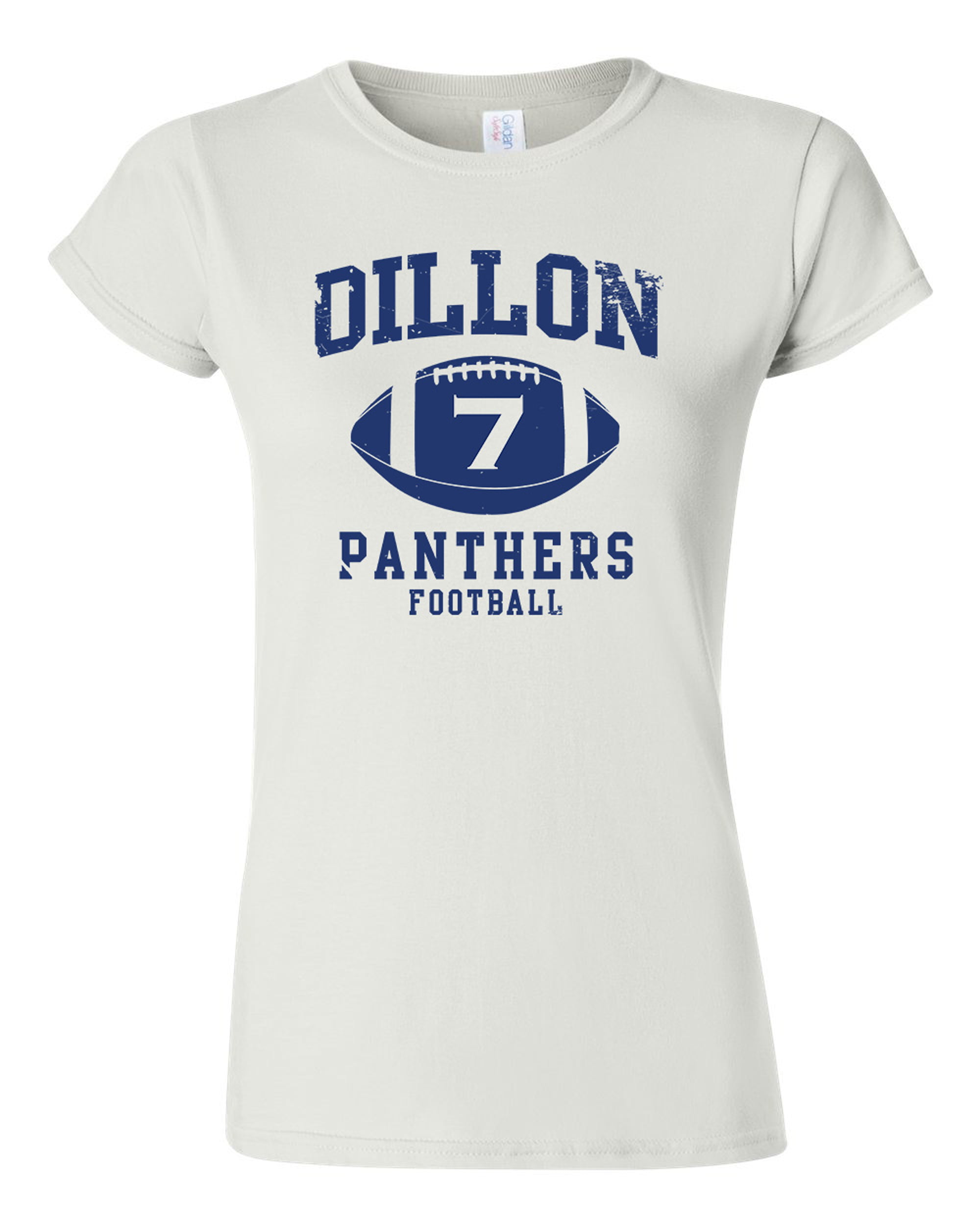 wapen attribuut Groot universum Junior Dillon 7 Football Retro Sports Novelty DT T-Shirt Tee - Walmart.com