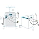 thumbnail image 5 of Lavadora Automática Aqua Saver Green High Efficiency 24 kg Diamond Gray con Sanitizado Mabe - LMH74201WDAB1, 5 of 5