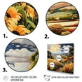 thumbnail image 3 of Designart "Countryside Pastoral Collage III" Landscapes Canvas Art Print, 3 of 5