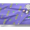 thumbnail image 2 of Soimoi Polyester Crepe Fabric Flower Vase Clip Art Printed Fabric 1 Yard 42 Inch Wide, 2 of 3