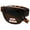 Tortoise, variant on TAC Polarized Lens Foldable Fit Over Sunglasses Over The Glasses Folding Frame Brown