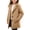 Brown, variant on Girls Single Breasted Wool Blend Coat, Notch Lapel Mid Length Trench Coat Windbreaker Jackets with Pockets for Fall Winter Daily Wear White 4-5Years