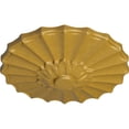 thumbnail image 3 of Ekena Millwork 9"OD x 1 3/8"P Shakuras Ceiling Medallion (Fits Canopies up to 1 3/8"), Hand-Painted Iridescent Gold, 3 of 7