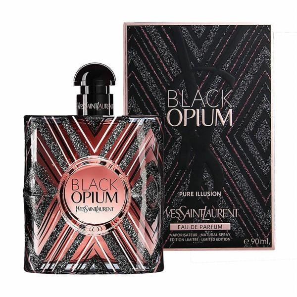 Black Opium Pure Illusion by Yves Saint Laurent - 3.0 Oz. Eau De Parfum For  Women