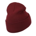 thumbnail image 4 of All Seeing Eye Embroidered Beanie - Maroon OSFM, 4 of 5
