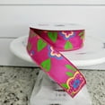 thumbnail image 3 of Reliant Ribbon - 92226W-222-09J, Floral Fantasy Wired Edge Ribbon, Fuchsia, 1-1/2 Inch, 25 Yards, 3 of 4