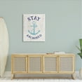 thumbnail image 2 of Stupell Industries Stay Anchored Rustic Nautical Beach Typography Graphic Art Gallery Wrapped Canvas Print Wall Art, Design by CAD Designs, 2 of 7