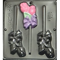 3311 Double Rose Lollipop Chocolate Candy Mold