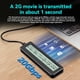 thumbnail image 4 of Carcasa para SSD M.2 USB 3.2 Gen2 Tipo C 20 Gbps PCIe Carcasa para SSD M.2 NVME NGFF Caja de Disco Caja de Carcasa para SSD Sin Herramientas, 4 of 5
