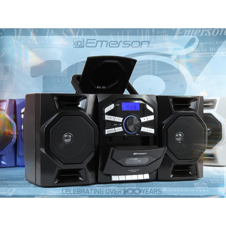 Emerson EPB-4000-BL Portable CD Boombox with Cassette photo 3