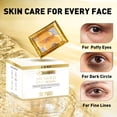 thumbnail image 2 of Parches para ojeras CHMI para debajo de los ojos, oro de 24 quilates (200 pares), 2 of 7