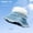 Blue2, variant on Summer Sales Under $5 Blue2 Sun Hats for Men Women GIJNRIUIUA Japanese Retro Cowboy Fisherman Hat Female Summer Big Head Around the Bucket Basin Hat To Make Old Sunblock and Sunblock Small Hat