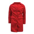 thumbnail image 4 of HTNBO Women's Notched Lapel Single Breasted Business Casual Wool Blend Long Trench Coat, 4 of 4