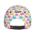 thumbnail image 6 of Daiia Colorful Rabbit print Baseball Cap Men Women Golf Dad Hat Adjustable Original Classic Low Profile Hat Unconstructed Plain Cap, 6 of 9