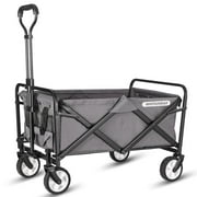 Whitsunday Folding Wagon Shopping Cart with 5" rubber wheels (Compact Size)