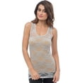 thumbnail image 1 of Sheer Nylon Lace Racerback Tank Top, 1 of 1