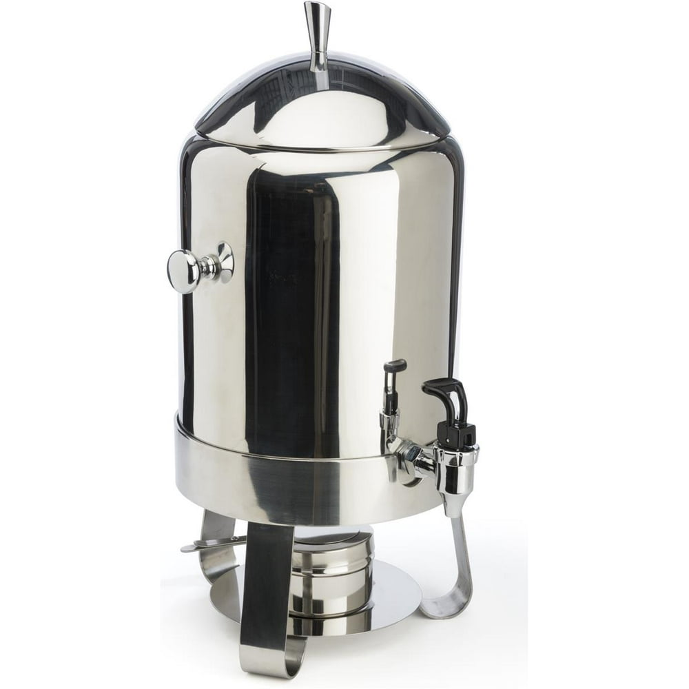60cup Coffee Urn with Chafer Fuel Container, 2.9 Gallon Capacity, Hot Beverage Dispenser with