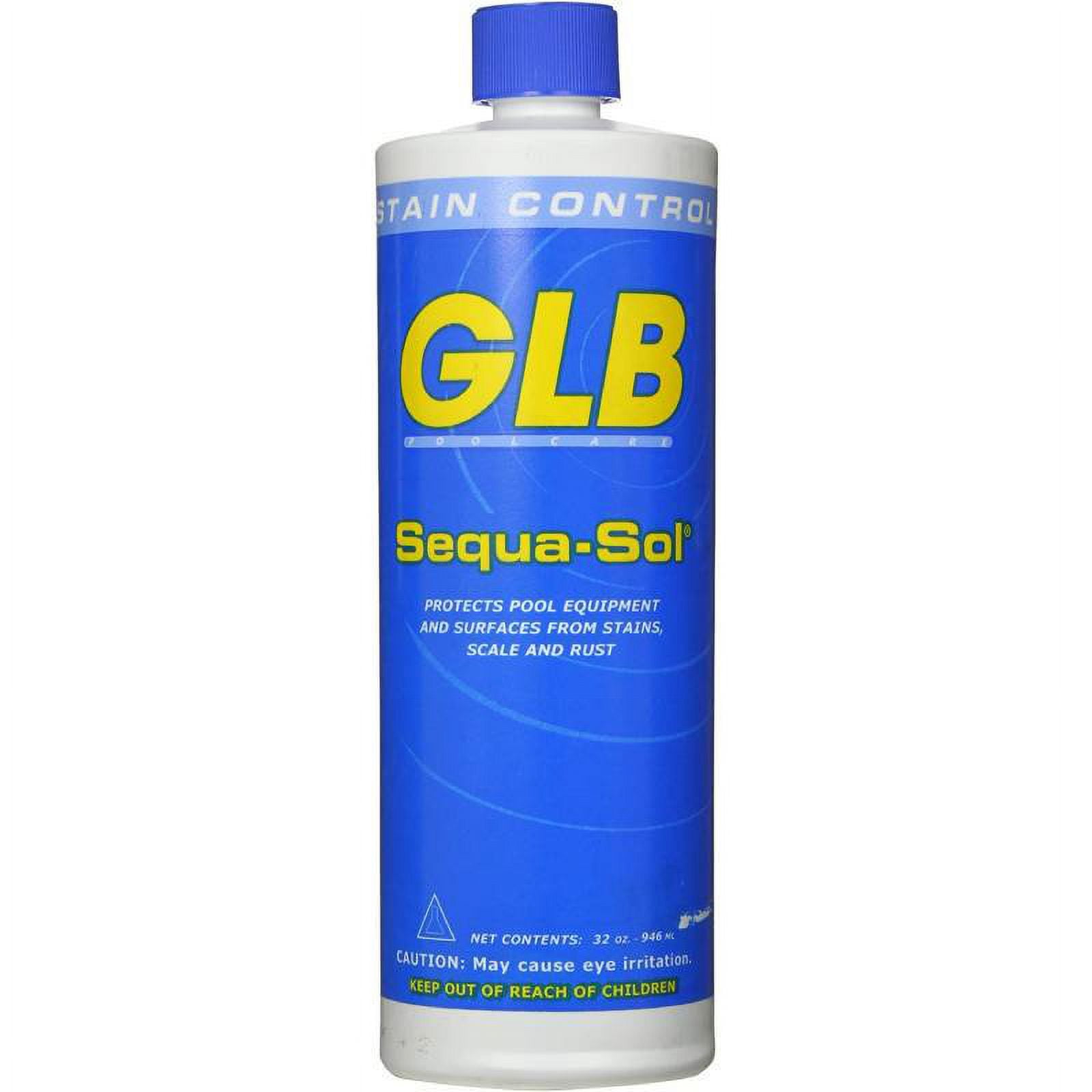 GLB 71016A-12 Sequa-Sol Sequestering Agent Pool Stain Preventer 12 Pack 32 oz