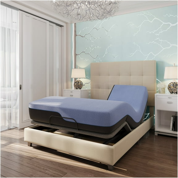 JERFIT 12 Inch King Hybrid Mattress, Dual Flex Top Cooling Gel Memory Foam Pocketed Coils for Support, Medium Firm, CertiPUR-US Certified