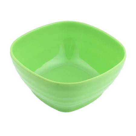 Unique Bargains Multi-Purpose Plastic Square Bowl Appetizer Fruits Salad Soup Rice Porridge Holder Cereal