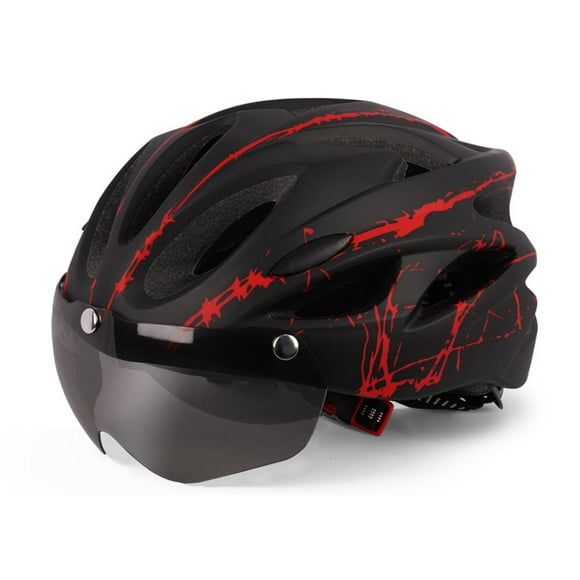 Casco de ciclismo para adultos hombres mujeres casco protector con visera magnética YUNYI BRAND Deportes
