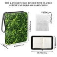 thumbnail image 3 of Trading Card Binder Album 400 Pockets 50 Removable 4-Pocket Pages Waterproof Grass, 3 of 6