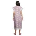 thumbnail image 4 of Moomaya Chemise de Nuit Imprimée Col Rond pour Femmes en Coton, 4 of 6