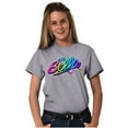 thumbnail image 3 of XOMG POP Bella Musical Rainbow Women's Graphic T Shirt Tees Brisco Brands M, 3 of 5