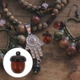 thumbnail image 3 of Miangastore Chic MultiFunctional Nut Pendant for Women Coffee Color HighQuality Synthetic Material 1pc, 3 of 8