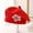 Red-01, variant on Sentuca Toddler Baby Girls Hats Cute Flower Beret Hats Comfortable Soft Knit Beanies