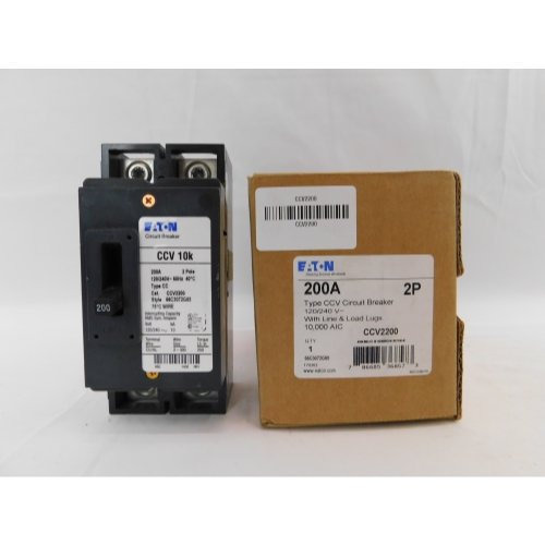 Eaton CCV2200 Bolt-On Mount Type CCV Tenant Main Circuit Breaker 2-Pole 200 Amp 120 240... by Cutler-Hammer