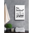 thumbnail image 2 of Awkward Styles No Selfies in the Bathroom Canvas Print Art Decals Printed Wall Art for Home Bathroom Framed Art No Selfies in the Bathroom Ready to Hang Picture Bath Decor Funny Bath Accessories, 2 of 7