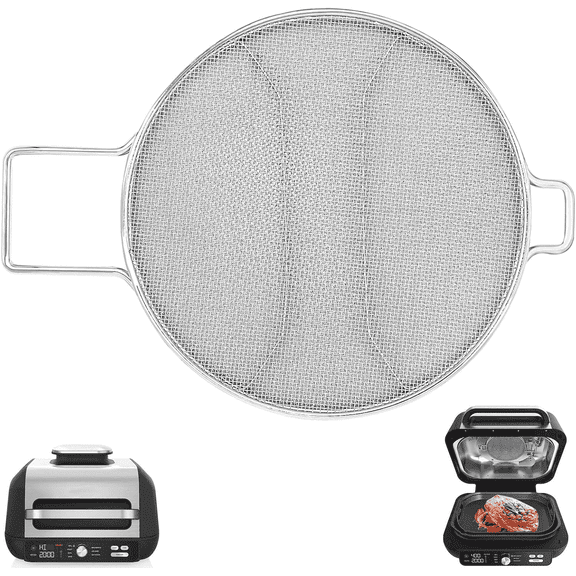 GCQ Splatter Shield Screen for Ninja Foodi Smart XL Pro 7-in-1 Indoor Grill, Air Fryer Replacement Accessories for Ninja Foodi IG651, IG600, IG601