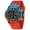 Red Colorful, variant on 8066 Top Brand Sport Men Watch Led Light Dual Display Student Wristwatch Male Military Alloy Case Stopwatch Watches