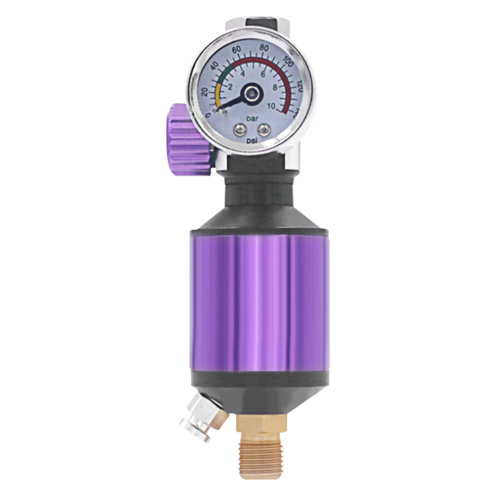Water Oil Separator Air Compressor Filter for Paint Spray Lance 1/4 inch NPT Male and Female
