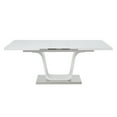 thumbnail image 2 of ACME Kamaile Dining Table, White High Gloss Finish, 2 of 10