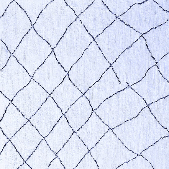 Ahgly Company Machine Washable Indoor Square Oriental Blue Industrial Area Rugs, 3' Square