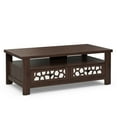 thumbnail image 1 of Costway Coffee Table with2 Drawers & Open Shelf Modern Rectangular Wood Living Room Table, 1 of 9
