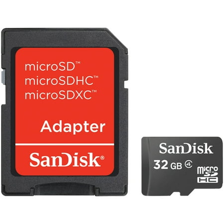 Sandisk Sdsdq-032g-a46a Microsdhc Card With Sd Adapter