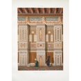 thumbnail image 2 of Émile Prisse d'Avennes 18x24 Gold Ornate Framed and Double Matted Museum Art Print Titled - Mosque of El Bordeyny; Interior of the Main Room (17th Century) (1877), 2 of 4