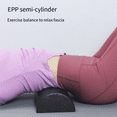 thumbnail image 7 of Semicircular Yoga Cylinder Fitness Equipment Foam Roller Black Brick, 7 of 7