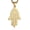 Gold, variant on Khamsah Stainless Steel Egyptian Eye Fatima Hamsa Hand Pendant Necklace Success and Protection Lucky