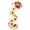 B, variant on Christmas Magic Trail Wall Light – Space-Saving LED Cascading Holiday Decor with Warm White Glow, Easy Wall Placement for Small Apartments
