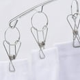 thumbnail image 3 of MesaSe 3 Pack Stainless Steel Laundry Drying Rack Clothes Hanger with 10 Clips for Drying Socks,Drying Towels, Diapers, Bras, Baby Clothes,Underwear, Socks Gloves, 3 of 8