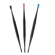 3-Piece Safe Silicone Ear Wax Remover Set – Soft Spiral Ear Pick with Double Head for Gentle & Hygienic Ear Cleaning TIKA