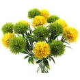 thumbnail image 3 of Paquete de 10 flores artificiales de diente de león, ramo de plantas, flores de plástico para decoración del hogar/decoración de la boda Ormromra CZJJ-HQ40-1, 3 of 4