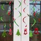 thumbnail image 5 of Decoraciones navideñas en forma de remolino, campana de árbol, reno, copo de nieve, decoraciones navideñas para el techo, suministros para fiestas navideñas en el país de las marav, 5 of 5