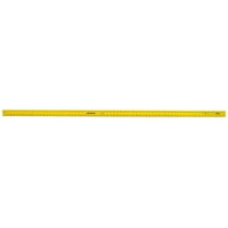 Swanson Tool Co 72" Bright Yellow Aluminum Straight Edge with Ruler, Model AE144