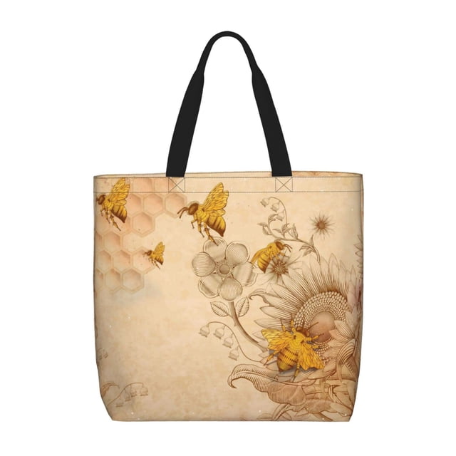 Easygdp Bolsa Tote para Mujer, Bolso de Hombro para Trabajo, Playa, Viajes, Compras y Supermercado